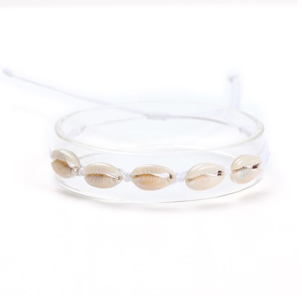 

handmake white puka shell bracelets adjustable size vsco fiendship bracelets for girl summer accessoriesvsco shell anklets wholesale, Golden;silver