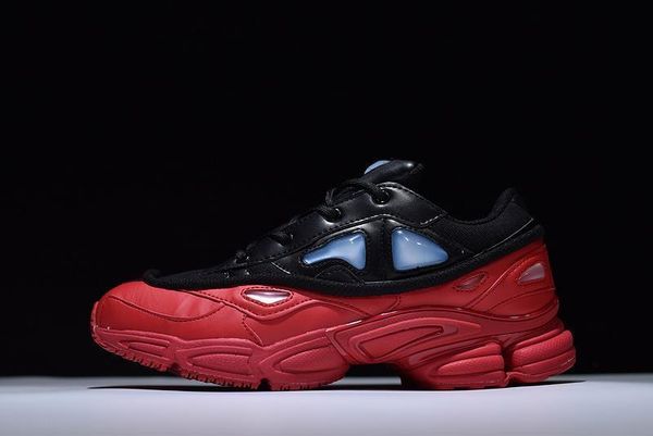 

raf simons consortium ozweego 2 outdoor shoes sneakers with r logo for men women 2019 midnight blue outdoor sneakers size 26 -45
