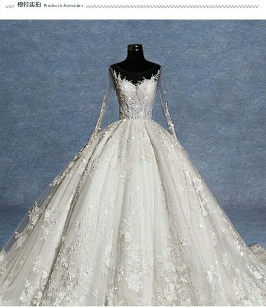 Grosshandel Kundenspezifische Brautkleider Luxus Gericht Braut
