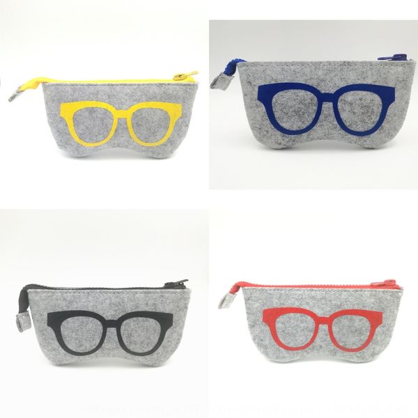 

personalized blanket felt glasses bag matching blanket zipper sun glasses bag