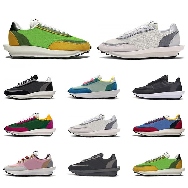 

ldv waffle mens womens sneakers black white grey pine green gusto varsity blue men women trainers outdoor sports casual shoes 36-45