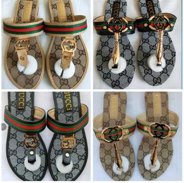 

brand women sandals big size designer shoes luxury flip flops sandals summer fashion wide flat slippery with sandals slipper flip flops 666, Black;gray