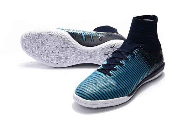 

mens/woman/kids football boots superfly v tf/ic/fg soccer shoes mercurial superfly v ronalro light blue soccer cleat