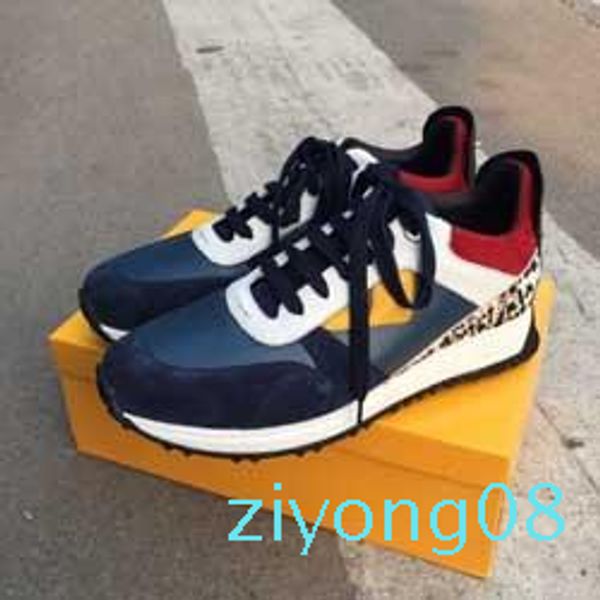 

2019 fd luxury brands fun fur designer sneaker shoes genuine leather gift mens women racer sports casual boots new z08, Black