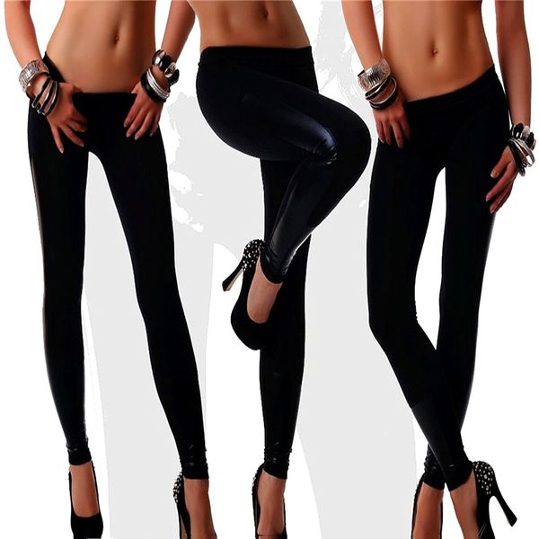 

women high elastic yoga pants fitness running sports leggings pencil trousers slim skinny side leggings, White;red