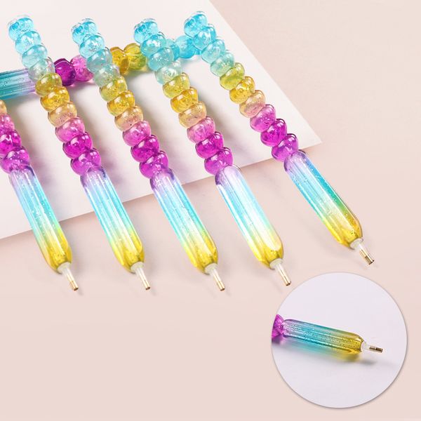 

1pc point drill crystal pens diamond painting pen diy cross stitch embroidery crafts household sewing diamond painting tool, Black