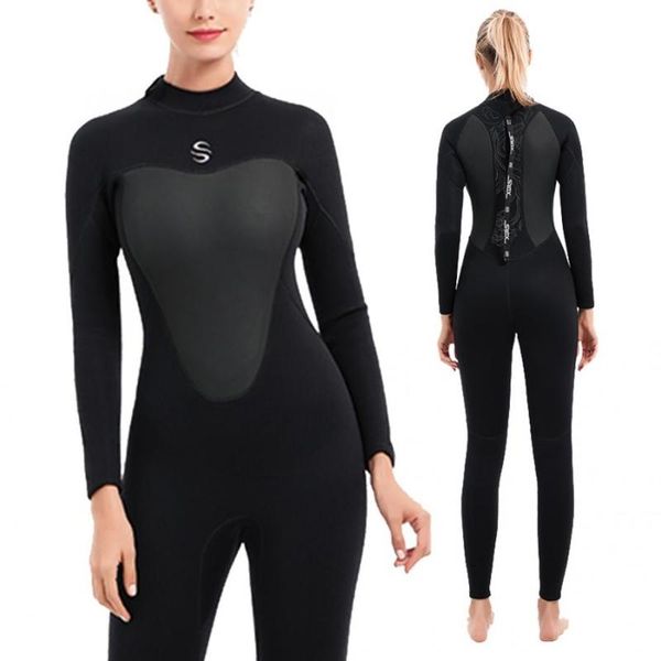 

swim wear 2021 slinx embossing woman wetsuit one-pieces surfing 3mm diving suit swimsuit sunscreen keep warm