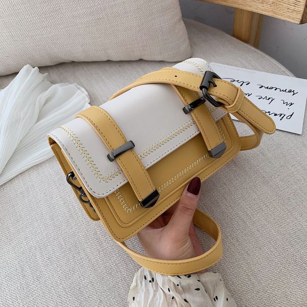 

jiulin messenger-bags leather handbags contrast-color summer women for travel girls