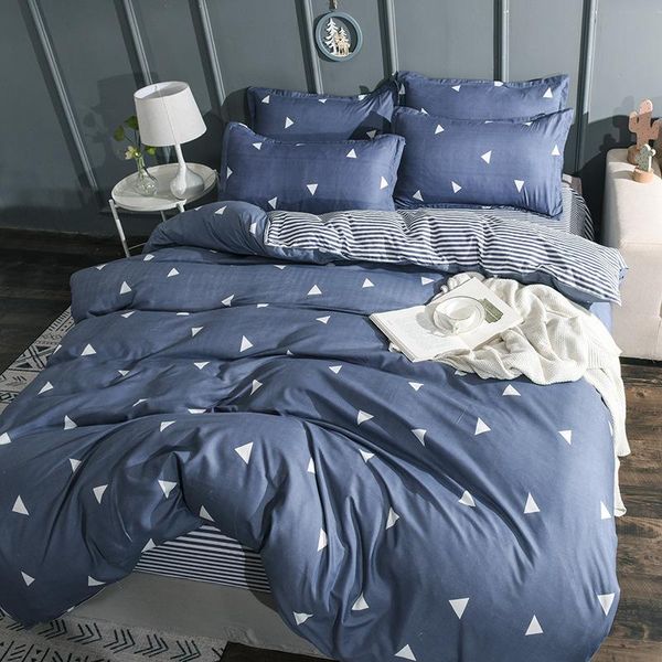 

king size luxury bedding sets net red four-piece dormitory quilt four-piece student quilt cover single bed supplies