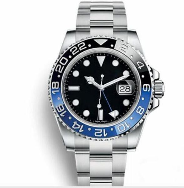 

TOP NEW Керамическая рамка Новый GMT Мужские механические часы из нержавеющей стали с