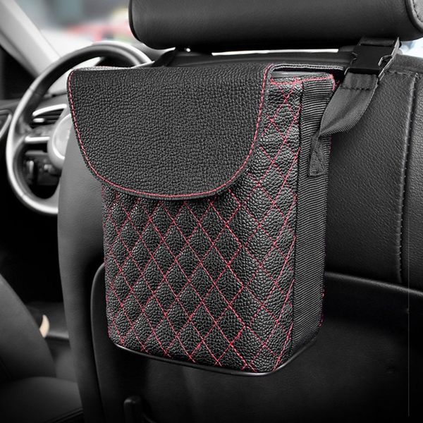 

car trash can hanging car storage box storage box multi-function garbage bag boxes carrier interior supplies