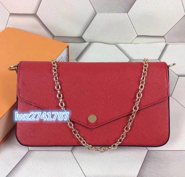 

горячий стиль высокое качество натуральная кожа бренд дизайнер женщины сумка кошелек cluth сумка сумка со съемной золотой цепочкой с брендов