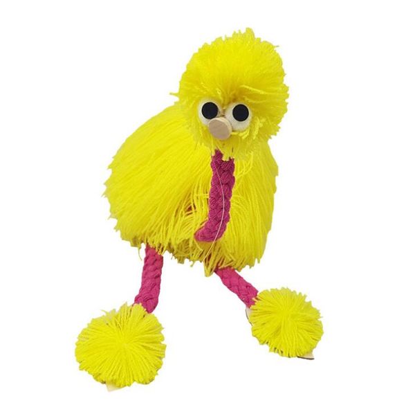 

New toy marionette doll muppet animal muppet hand puppet toy wool rope o trich birl marionette doll for kid