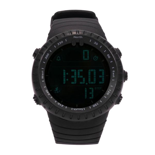 

fashion casual 3d digital step lcd display tpu strap 10m waterproof watch outdoor sports waterproof electronic wrist watches, Slivery;brown