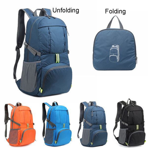 

cross foldable backpack light waterproof nylon travel bagpack large capacity fashion casual school sport daily bag aug 29