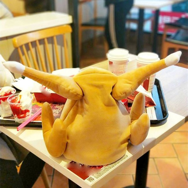 

electric turkey hat will move the chicken leg cap will dance funny sand sculpture gift professional fashion