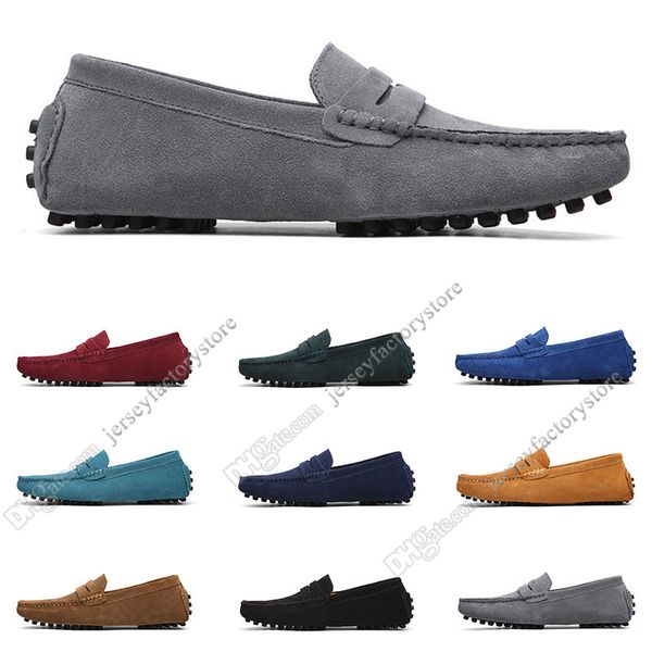 

2020 large size 38-49 new men's leather men's shoes overshoes british casual shoes sixty-eight, Black