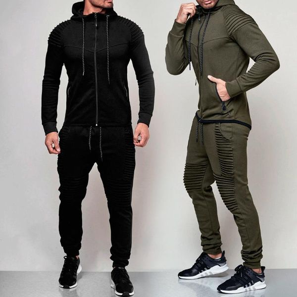 

hooded sweatshirt men's pure sweatshirts slim fit hats keep warm 4 size 2 colors hoodies coat jacket winter outdoor sports, White;black