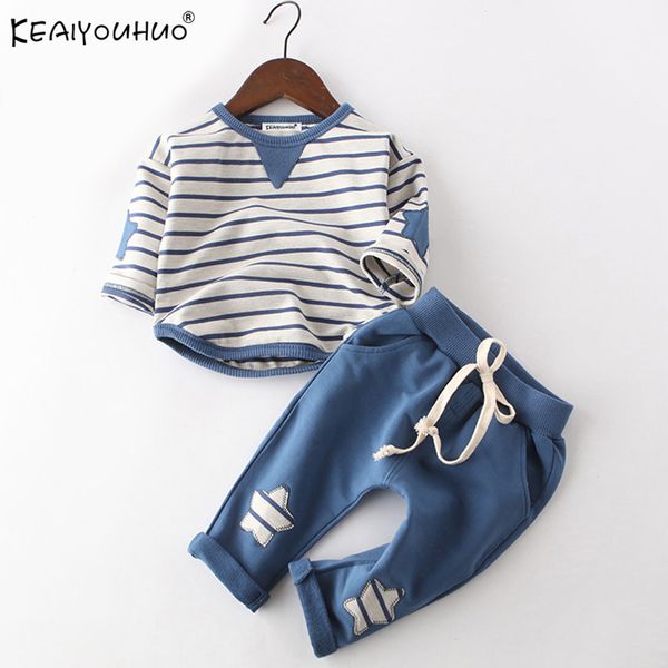 

toddler boy clothes spring children clothing long sleeve outfits boys sport suit girls clothes sets cotton 2pcs costume for kids, White