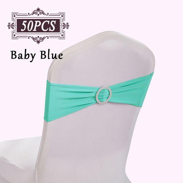

50pc/lot spandex chair sashes band 15x35cm wedding chair decoration bows lycra band with round buckle retail