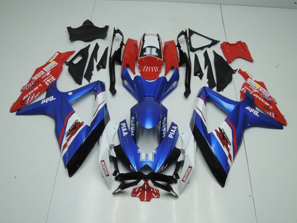 

4 подарки новый abs мотоцикл обтекатель комплект подходит для suzuki gsxr600 gsxr750 k8 2008 2009 2010 gsxr600 gsxr750 08 09 10 кузов набор