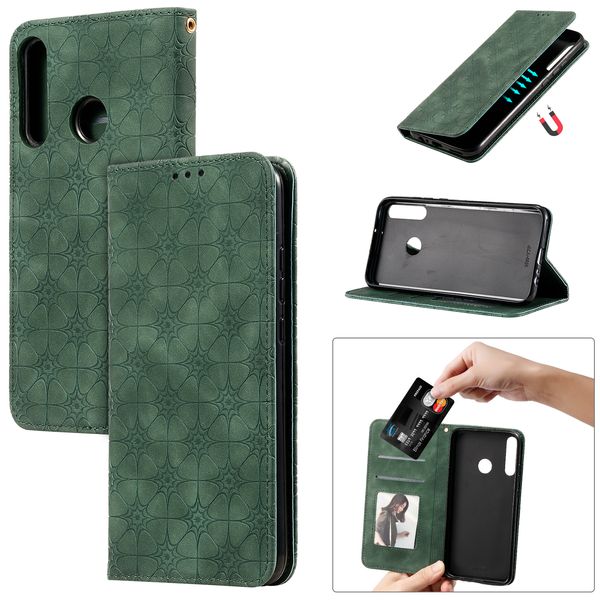 

for huawei p40 lite e/y7p 2020 case flip cover stand wallet pu leather strong magnetism auto adsorption for huawei p40 pro plus