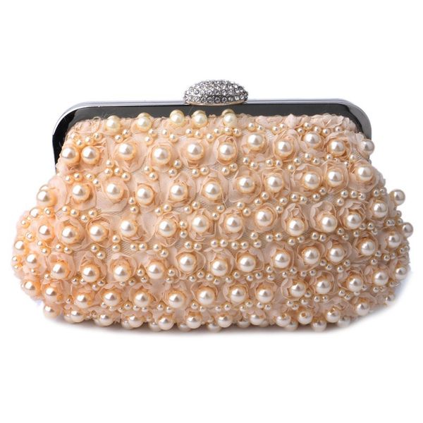 

evening bags women clutch bags evening clutch wedding bridal handbag pearl beaded lace rose fashion rhinestone