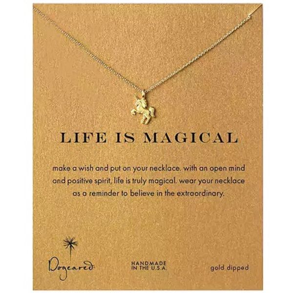 

dogeared choker ожерелье с картой gold silver ожерелье для женщин моды ювелирных изделий life is magical 5969