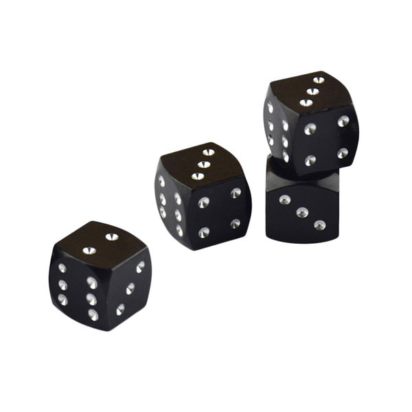 

4pcs automatic car bicycle wheel tire valve stems cap dice dustproof cover