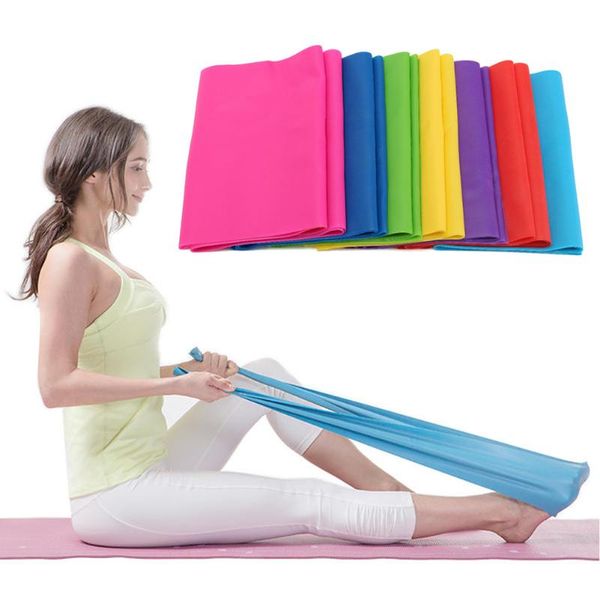 

2m resistance bands body shaping stretch exercises yoga gymnastics ballet beautiful curve ser88