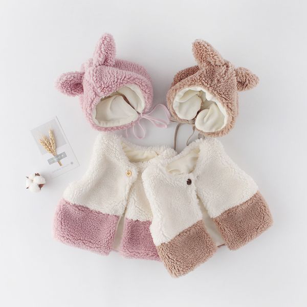 

ins baby vest give away hats sweet solid color embroidered vest coat girls fashion fall spring sweater cardigan, Blue