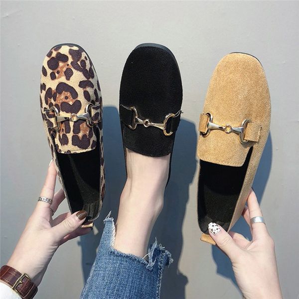 

Женские балетки из сексуальной леопардовой кожи с принтом