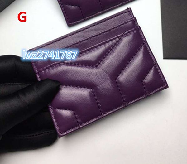 

designer wallets card holders for women men credit card bags with box made in real sheepskin excellent quality, Red;black