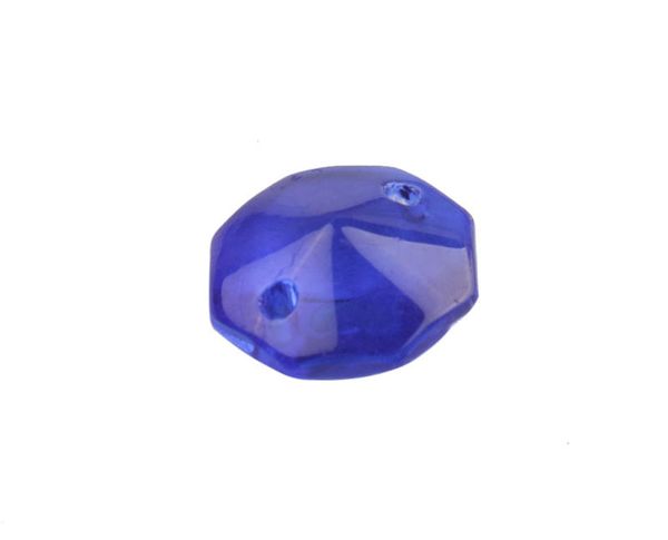 

50pcs 2 holes crystal glass octagon chandelier parts wholesale, Silver