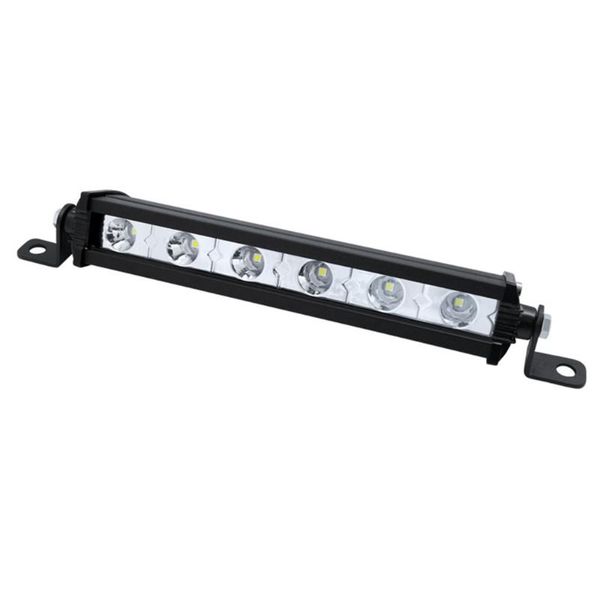 

18w ultra-thin small single row led light bar work light plastic + glass off-road roof modification spotlight 1 pcs