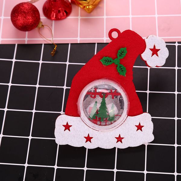 

cute christmas tree hanging decorations garden pendant ornament plastic