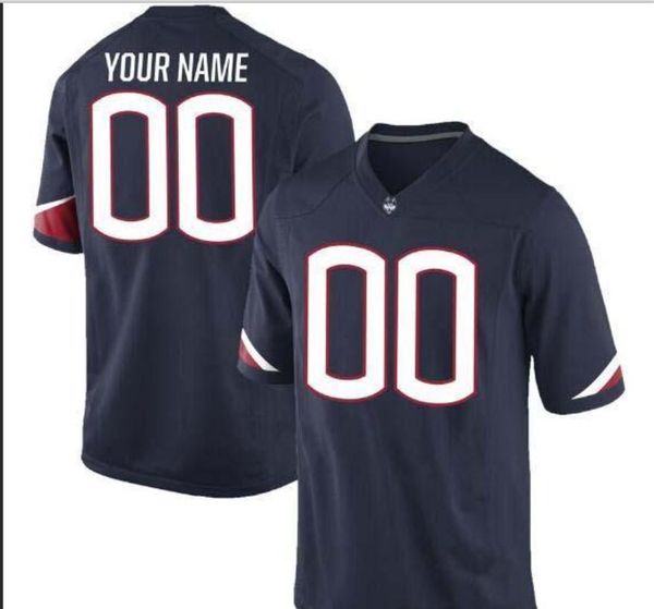 

custom mens,youth,women,toddler, uconn huskies personalized any name and number any size stitched college jersey, Black