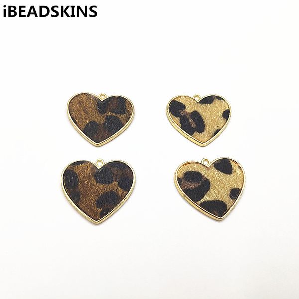 

new arrival 26x29mm 50pcs zinc alloy heart-shape leopard print charm for earrings accessories parts,jewelry making diy, Blue;slivery