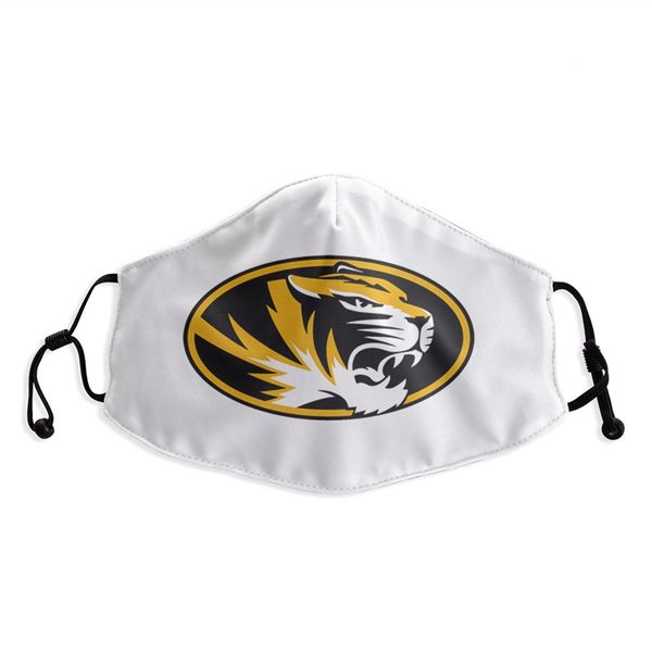 

в ncaa миссури тигры mizzou тема, быстрые партии на открытом воздухе спорт безопасный многоразовый респиратор пыли маски серьги 2шт маска из