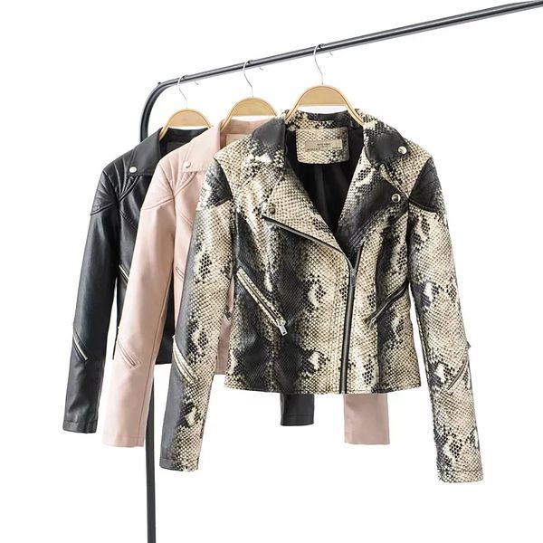 

klacwaya women pu leather jackets kl9830pt, Black