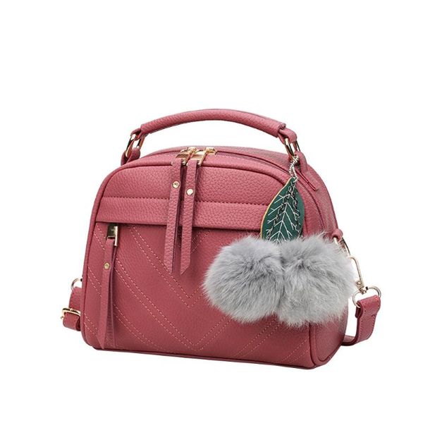 

сумки на ремне сумки роскошные женщины сумки конструктора волос шарика подвеска плеча pu кожаный мешок женщин bolso mujer sac a главный # t1