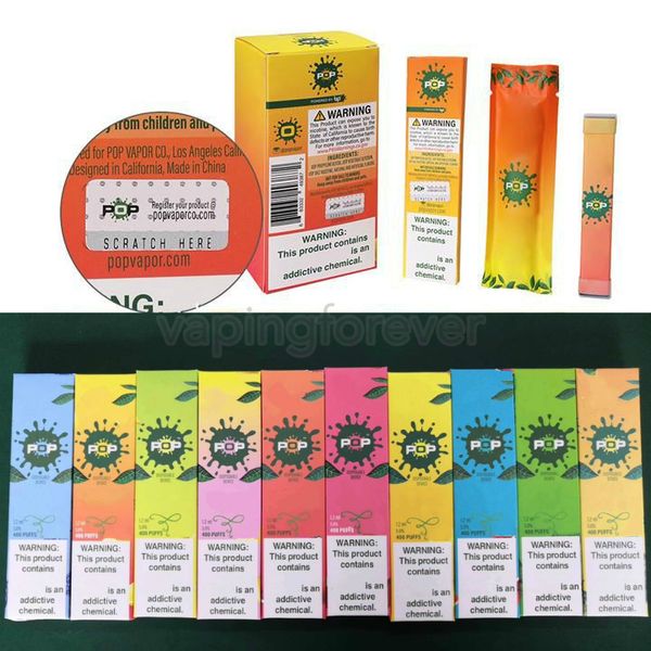 

Новая Упаковка POP одноразовое устройство Starter Kit 280mAh Аккумулятор 1,2 мл Картридж Vape Pen Электронная сигарета Одноразовые Pod Puff Bar EON Pen