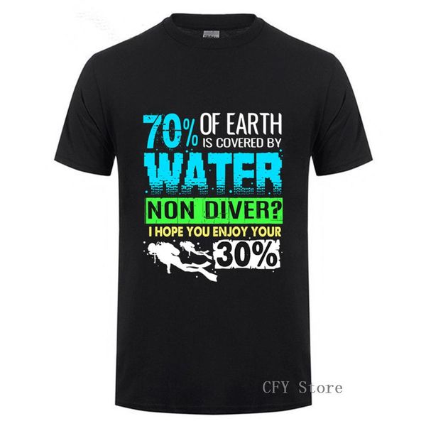 

dive gift scuba diving young man t-shirt tee divinger dive funny men tees t shirt short sleeve cotton top, White;black