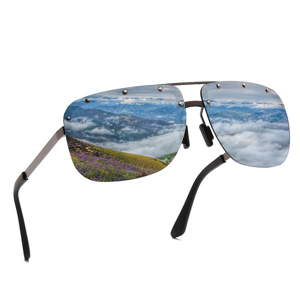 

sunglasses ashion 2021 brand designer cat eye women gradient lens fine adornment alloy legs summer uv400, White;black