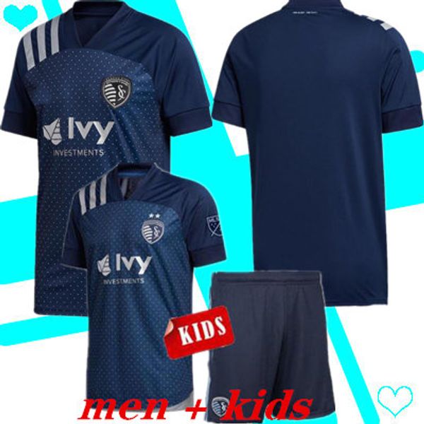 

2020 sporting kansas city kids soccer jerseys mls pulido 9 busio 13 russell 7 gerso 12 kinda 15 20 21 jersey football shirts, Black