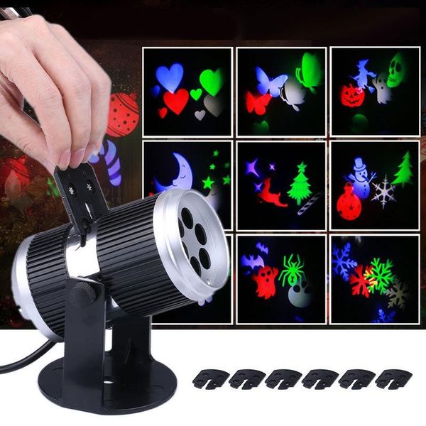 

christmas laser projector activated moving dynamic snowflake film projector light pattern decoration lamp laser christmas lights