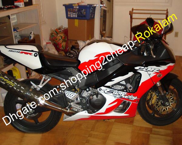 Per Honda CBR900RR 929 00 01 CBR 900RR 2000 2001 CBR900 929RR CBR 900 RR ABS Moto Bianco Rosso Kit Carena (Stampaggio ad iniezione)