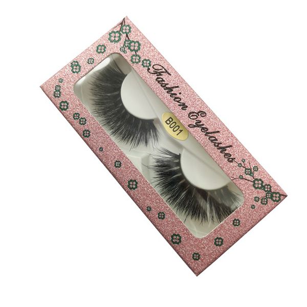 

3d mink eyelashes 25mm hand made natural long curling soft thick 13styles mixed style false 25mm mink lashes