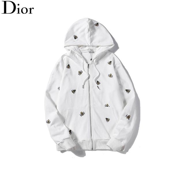 

bee men's spring new hoodie spring solid color men's hoodie sweatshirt loose style fashion tide luxury pullover -4, Black