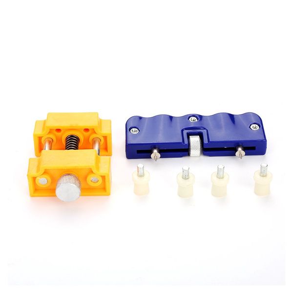 

2pcs watch opener set rear cover opening devices kit battery changing tool with storage box watch case repairing tools set
